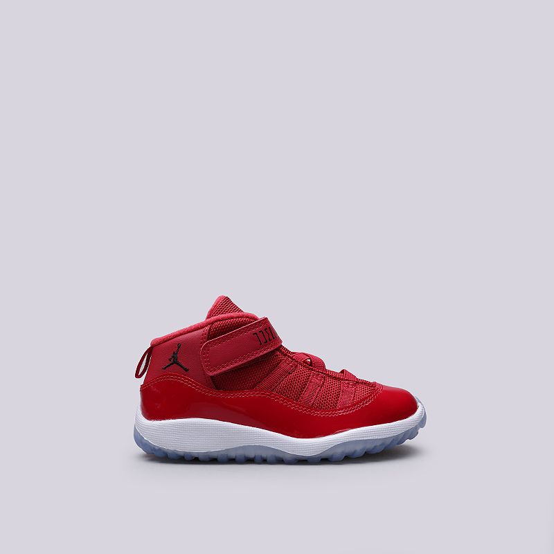детские красные кроссовки Jordan XI Retro BT 378040-623 - цена, описание, фото 1